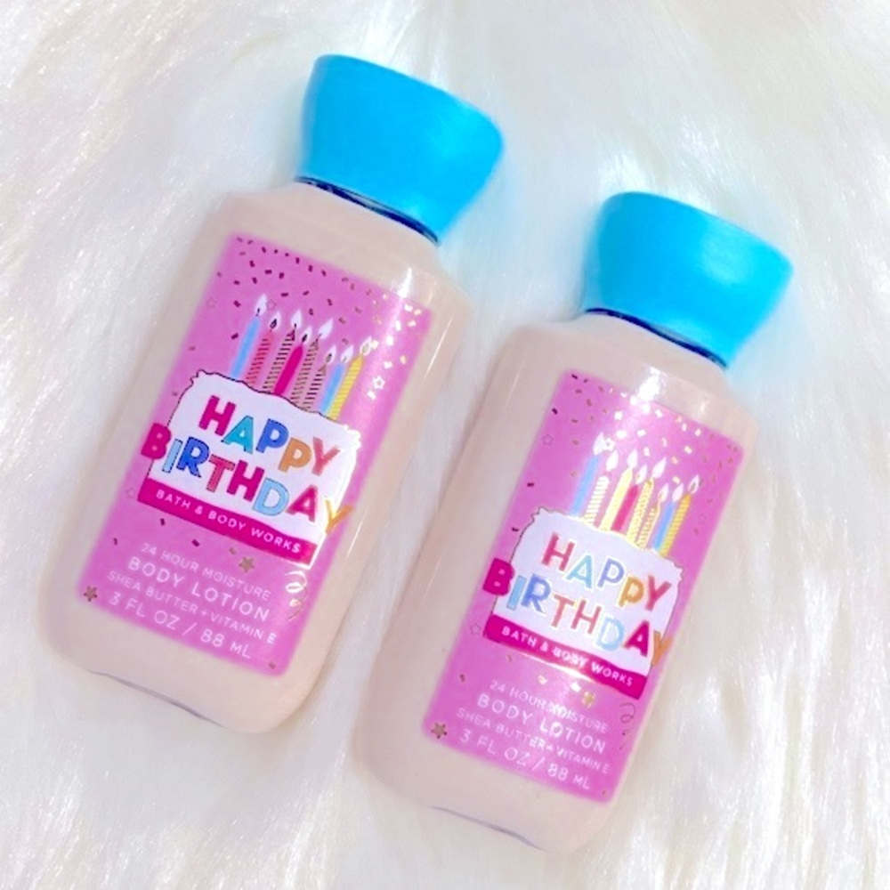Bath and Body Works Happy Birthday Lotion NWT Excellent Condition - Picture 2 of 5